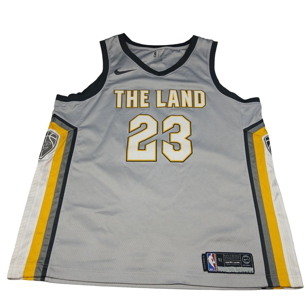 Nike Cleveland Cavaliers LeBron James 23 The Land City Edition Jersey Mens XL 52